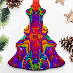 Abstract 1 Christmas Tree Ornament (2 Sides)