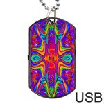 Abstract 1 Dog Tag USB Flash (Two Sides)  Front