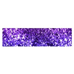 Midnight Glitter Satin Scarf (oblong)