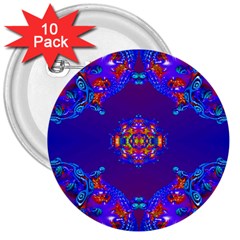 Abstract 2 3  Buttons (10 Pack) 