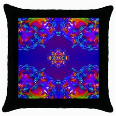 Abstract 2 Throw Pillow Cases (black)