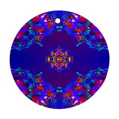 Abstract 2 Round Ornament (two Sides) 