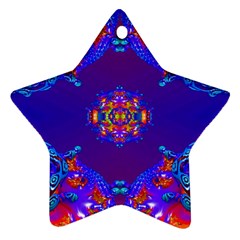 Abstract 2 Star Ornament (two Sides)  by icarusismartdesigns