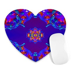 Abstract 2 Heart Mousepads by icarusismartdesigns