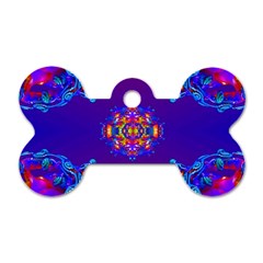 Abstract 2 Dog Tag Bone (one Side)