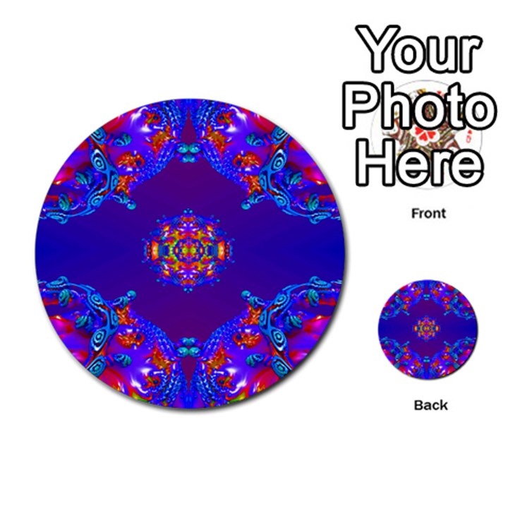 Abstract 2 Multi-purpose Cards (Round) 