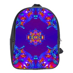 Abstract 2 School Bags (xl)  by icarusismartdesigns