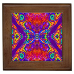 Butterfly Abstract Framed Tile