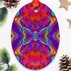 Butterfly Abstract Ornament (oval)