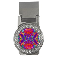 Butterfly Abstract Money Clip (cz)