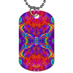 Butterfly Abstract Dog Tag (one Side)