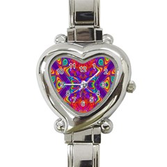 Butterfly Abstract Heart Italian Charm Watch