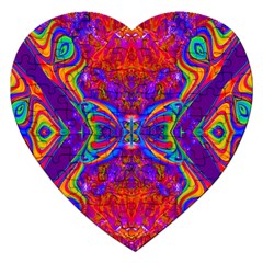 Butterfly Abstract Jigsaw Puzzle (heart)