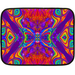 Butterfly Abstract Fleece Blanket (mini) by icarusismartdesigns