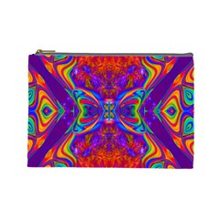 Butterfly Abstract Cosmetic Bag (large) by icarusismartdesigns