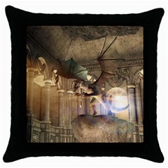 The Dragon Throw Pillow Cases (black) by FantasyWorld7