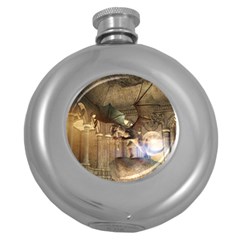 The Dragon Round Hip Flask (5 Oz)