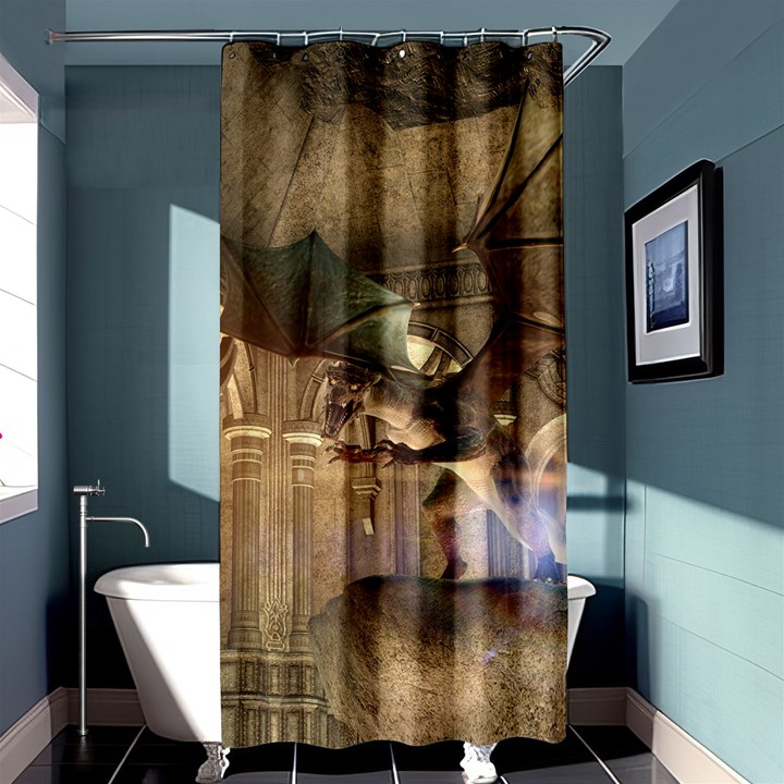 The Dragon Shower Curtain 36  x 72  (Stall) 