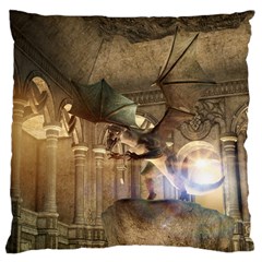 The Dragon Large Flano Cushion Cases (two Sides) 