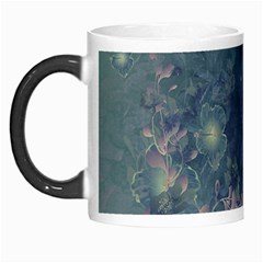 Vintage Floral In Blue Colors Morph Mugs