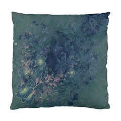 Vintage Floral In Blue Colors Standard Cushion Cases (two Sides) 