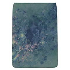 Vintage Floral In Blue Colors Flap Covers (l) 