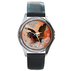 The Dark Unicorn Round Metal Watches