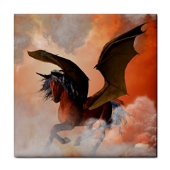 The Dark Unicorn Tile Coasters