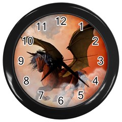 The Dark Unicorn Wall Clocks (black)