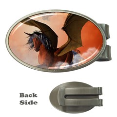 The Dark Unicorn Money Clips (oval) 