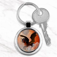 The Dark Unicorn Key Chains (round) 