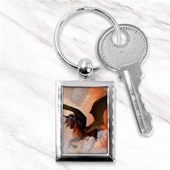 The Dark Unicorn Key Chains (rectangle) 