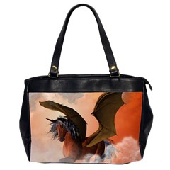 The Dark Unicorn Office Handbags (2 Sides)  by FantasyWorld7