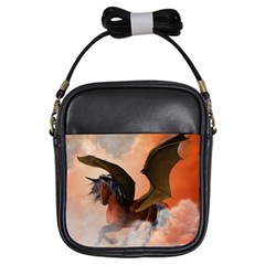 The Dark Unicorn Girls Sling Bags