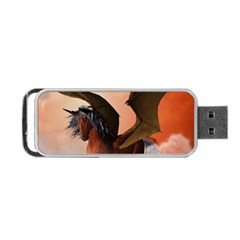 The Dark Unicorn Portable Usb Flash (one Side) by FantasyWorld7