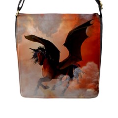 The Dark Unicorn Flap Messenger Bag (l) 