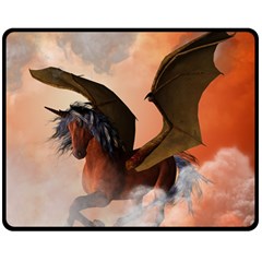 The Dark Unicorn Double Sided Fleece Blanket (medium) 