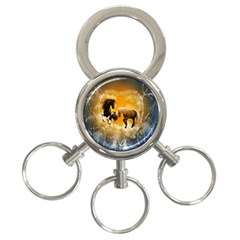 Wonderful Horses 3-ring Key Chains