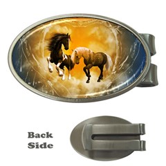 Wonderful Horses Money Clips (oval) 