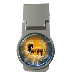 Wonderful Horses Money Clips (round) 