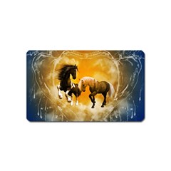 Wonderful Horses Magnet (name Card)