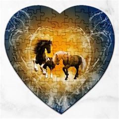 Wonderful Horses Jigsaw Puzzle (heart)