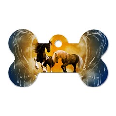 Wonderful Horses Dog Tag Bone (one Side) by FantasyWorld7