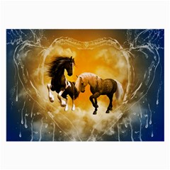 Wonderful Horses Large Glasses Cloth