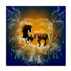 Wonderful Horses Face Towel by FantasyWorld7