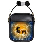 Wonderful Horses Girls Sling Bags Front