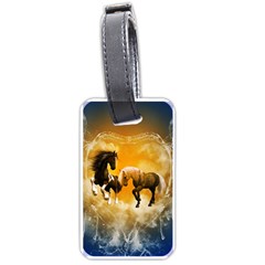 Wonderful Horses Luggage Tags (one Side) 