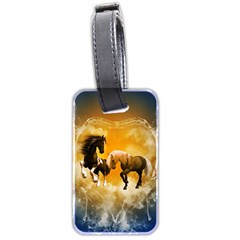 Wonderful Horses Luggage Tags (two Sides) by FantasyWorld7