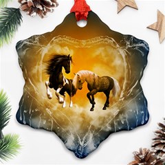 Wonderful Horses Ornament (snowflake) 