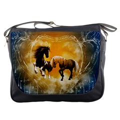 Wonderful Horses Messenger Bags